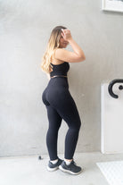 Black leggings with pockets